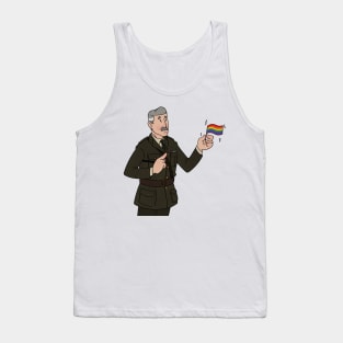 Captain With Pride Flag - BBC Ghosts Tank Top